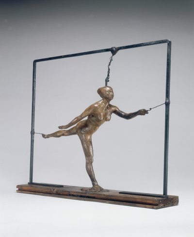 Arabesque sur la jambe droite, bras gauche devant, vers 1885-1890 - Edgar Degas