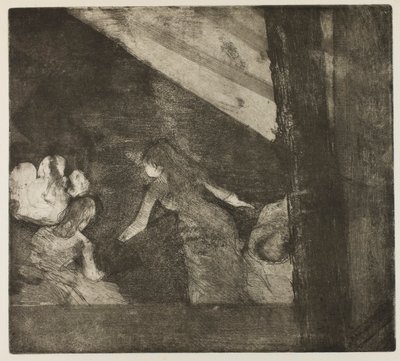At the Café des Ambassadeurs - Edgar Degas