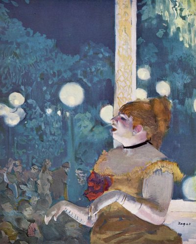 Au Café-concert : La Chanson du chien - Edgar Degas