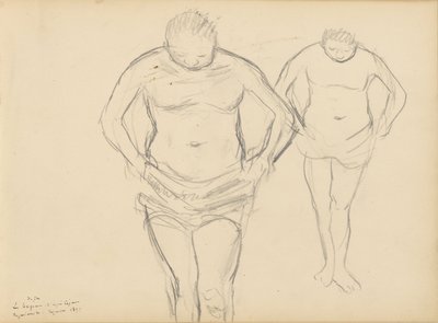 Copies des Baigneuses de Cézanne - Edgar Degas