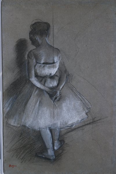 Danseuse debout avec les mains croisées derrière le dos, 1874 - Edgar Degas