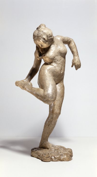 Danseuse regardant la plante de son pied - Edgar Degas