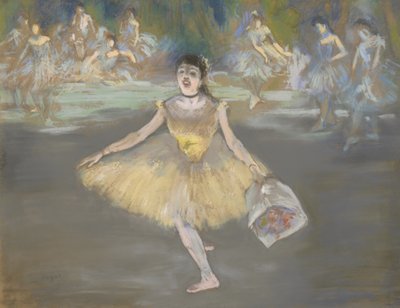 Danseuse avec un Bouquet - Edgar Degas