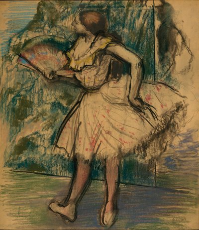 Danseuse avec un éventail, vers 1890-95 - Edgar Degas