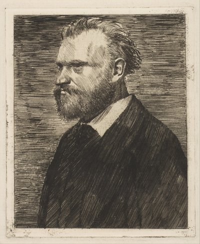 Édouard Manet, Portrait en buste - Edgar Degas
