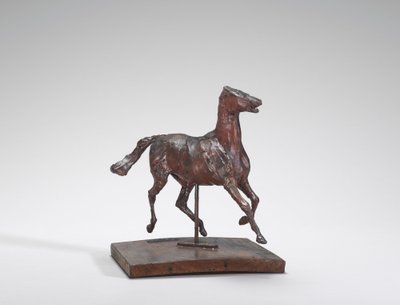Cheval au Trot, les Pieds ne Touchant pas le Sol, années 1870 - Edgar Degas