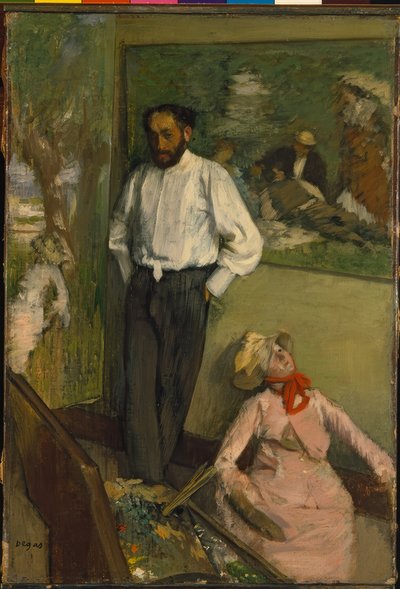 L’Homme et le pantin - Edgar Degas