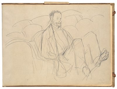 Ludovic Lepic au théâtre - Edgar Degas