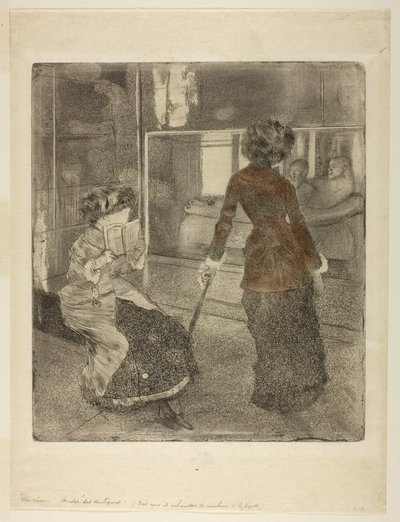Mary Cassatt au Louvre : La galerie étrusque - Edgar Degas