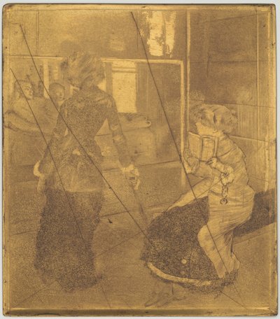 Mary Cassatt au Louvre : la galerie étrusque - Edgar Degas