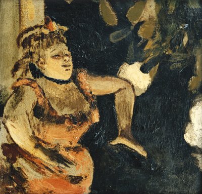 Mlle Becat aux Ambassadeurs, c. 1875-1877 - Edgar Degas