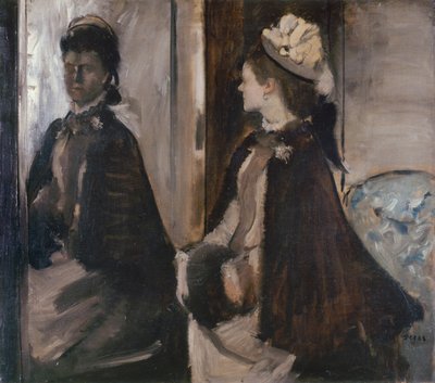 Madame Jeantaud dans le miroir - Edgar Degas