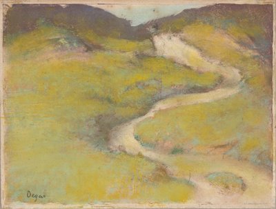 Sentier dans un champ - Edgar Degas