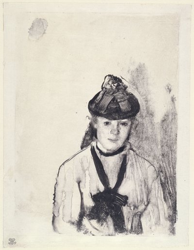 Portrait of Ellen Andrée - Edgar Degas