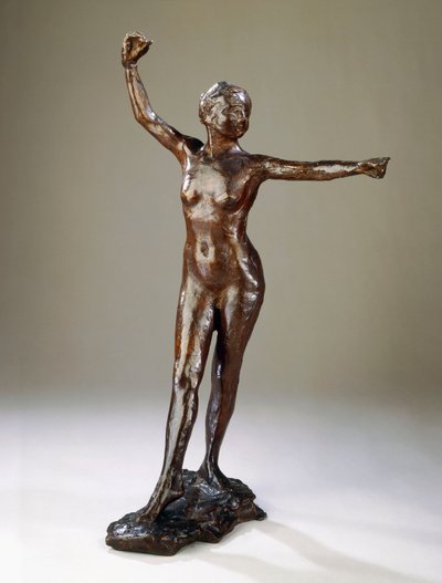 Préparation pour la danse, le pied droit en avant - Edgar Degas