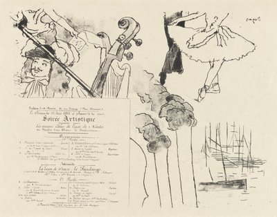 Programme de la Soirée des anciens élèves du Lycée de Nantes, 18 - Edgar Degas
