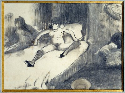 Repos sur le lit - Edgar Degas