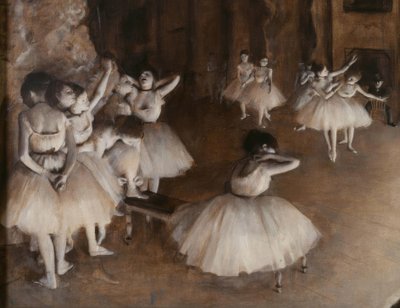 Répétition d’un ballet sur la scène - Edgar Degas
