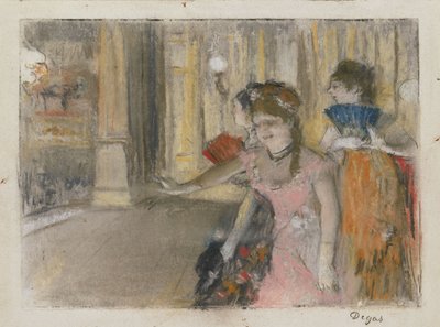 Les chanteurs sur scène - Edgar Degas