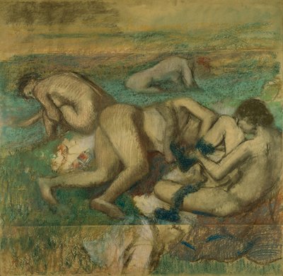 Les baigneurs - Edgar Degas