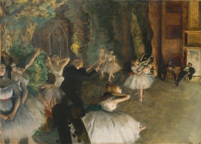 La répétition du ballet sur scène, vers 1878-79 - Edgar Degas