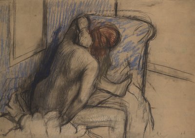 Femme séchant ses cheveux, vers 1902 - Edgar Degas