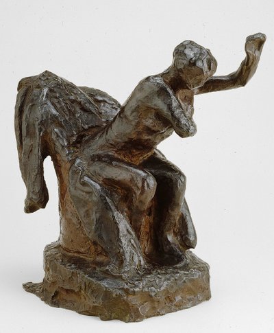 Femme assise dans un fauteuil, modelée vers 1903, coulée en 1919-21 - Edgar Degas