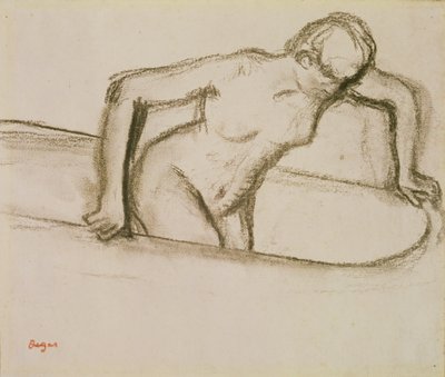 Femme dans la baignoire - Edgar Degas