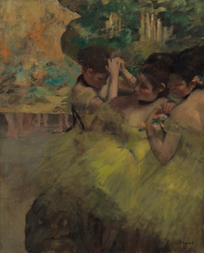 Yellow Dancers (In the Wings) - Edgar Degas
