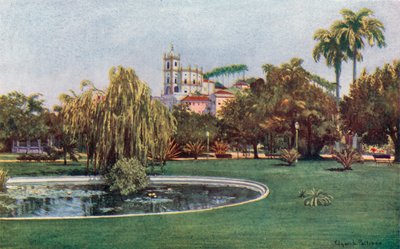 Un coin de la Praça da Glória - Edgar L. Pattison