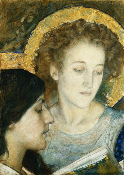 Deux saints - Edgar Maxence