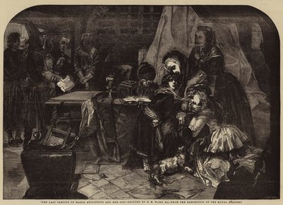 La dernière séparation de Marie-Antoinette et de son fils - Edgar Melville Ward