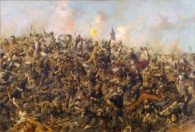 La dernière bataille de Custer par Edgar Samuel Paxson, 1899 - Edgar Samuel Paxson