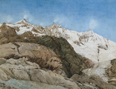 Le Mischabe Horner de Saas-Fee, Valais, Suisse - Edith A. Paine