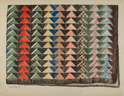 Courtepointe patchwork - Edith Magnette