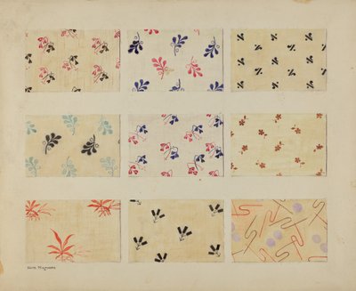Patchs de quilt imprimés - Edith Magnette