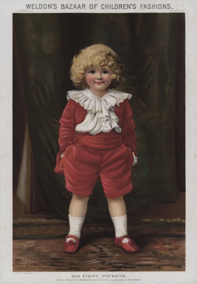 Ses premières poches (chromolitho) - Edith Scannell