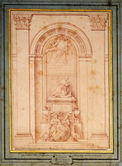 Étude pour le monument funéraire du cardinal de Fleury - Edmé Bouchardon