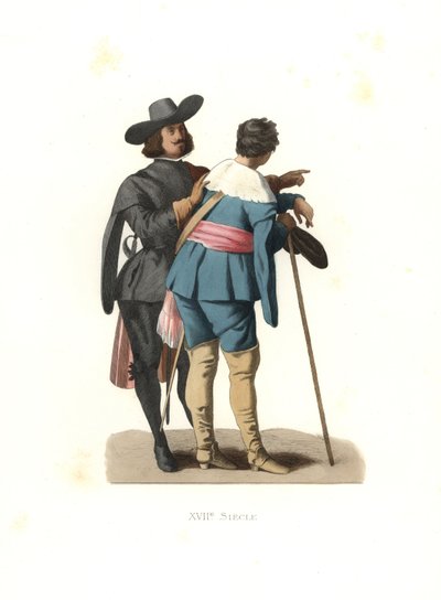 Portrait de deux artistes, Espagne - Edmond Lechevallier Chevignard