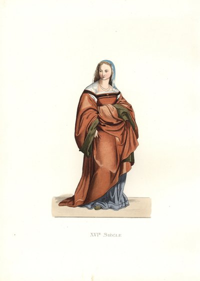 Dame de Florence - Edmond Lechevallier Chevignard