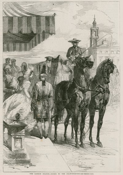 La saison londonienne - en route pour le salon - Edmond Morin