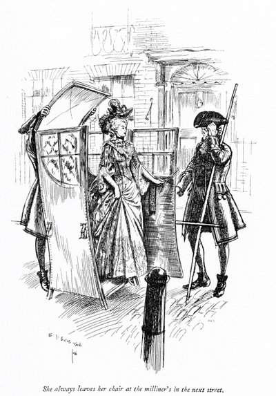 Illustration pour The School for Scandal de Sheridan (gravure) - Edmund Joseph (after) Sullivan