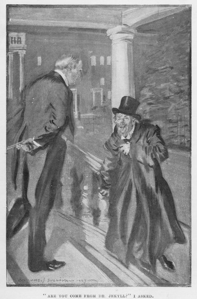 Illustration pour Dr Jekyll et Mr Hyde par R L Stevenson - Edmund Joseph Sullivan