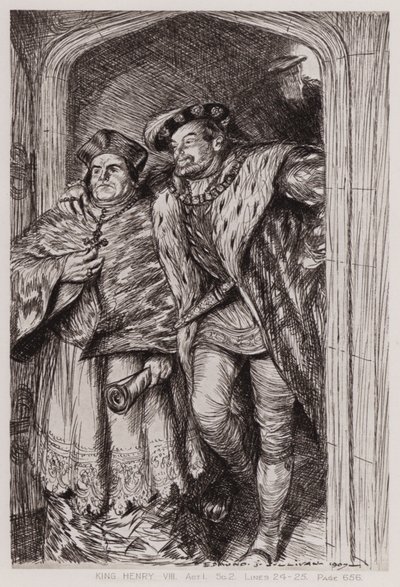 La célèbre histoire de la vie du roi Henri VIII, Acte I, Scène 2 - Edmund Joseph Sullivan