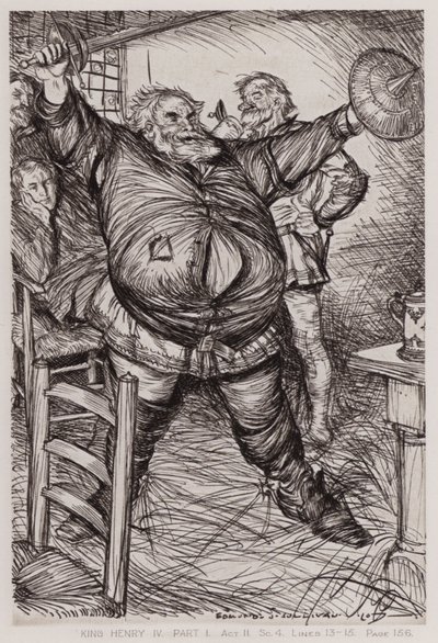 La Première Partie du Roi Henri IV, Acte II, Scène 4 - Edmund Joseph Sullivan