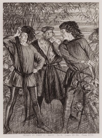 La première partie de Henri VI, Acte II, Scène 4 - Edmund Joseph Sullivan