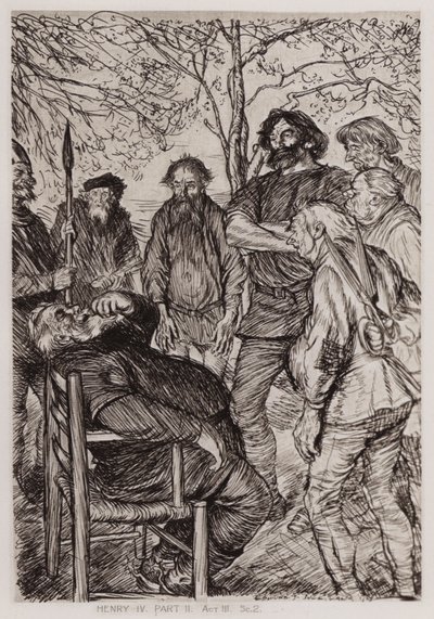La Seconde Partie du Roi Henri IV, Acte III, Scène 2 - Edmund Joseph Sullivan