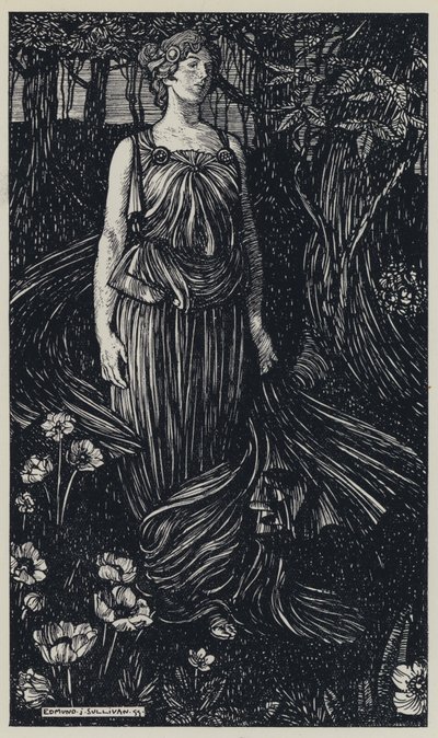 Illustration de Tennyson pour A Dream of Fair Women and Other Poems - Edmund Joseph after Sullivan