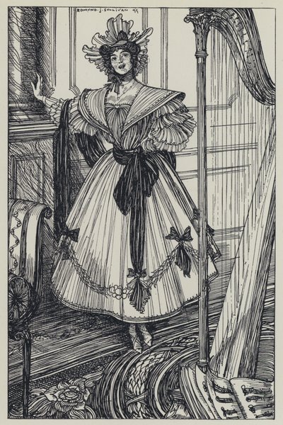 Illustration de Tennyson pour A Dream of Fair Women and Other Poems - Edmund Joseph after Sullivan