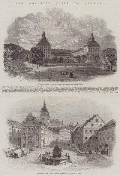 La visite de Sa Majesté en Allemagne - Edmund Morison Wimperis